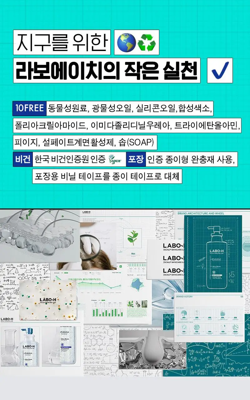 [각질/가려움/저자극] 라보에이치 댄드러프클리닉 워터스케일러 250ML 탈모증상완화 상세페이지 16